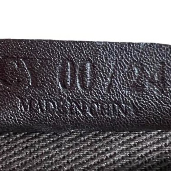 Celine Vintage Cosmetic Pouch Macadame or Triomphe Style Coated Canvas  EUC - Picture 10 of 12